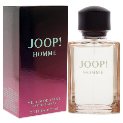 Joop by Joop for Men - 2.5 oz Mild Deodorant Spray