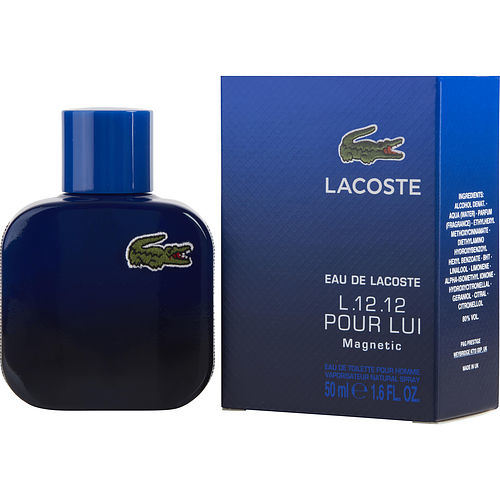 LACOSTE EAU DE LACOSTE L.12.12 MAGNETIC by Lacoste EDT SPRAY 1.6 OZ